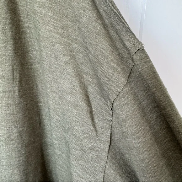🎉HP!🎉 We the Free Saratoga Top Green Size Small Boho Asymmetric Off the Shoulder - Picture 8 of 14